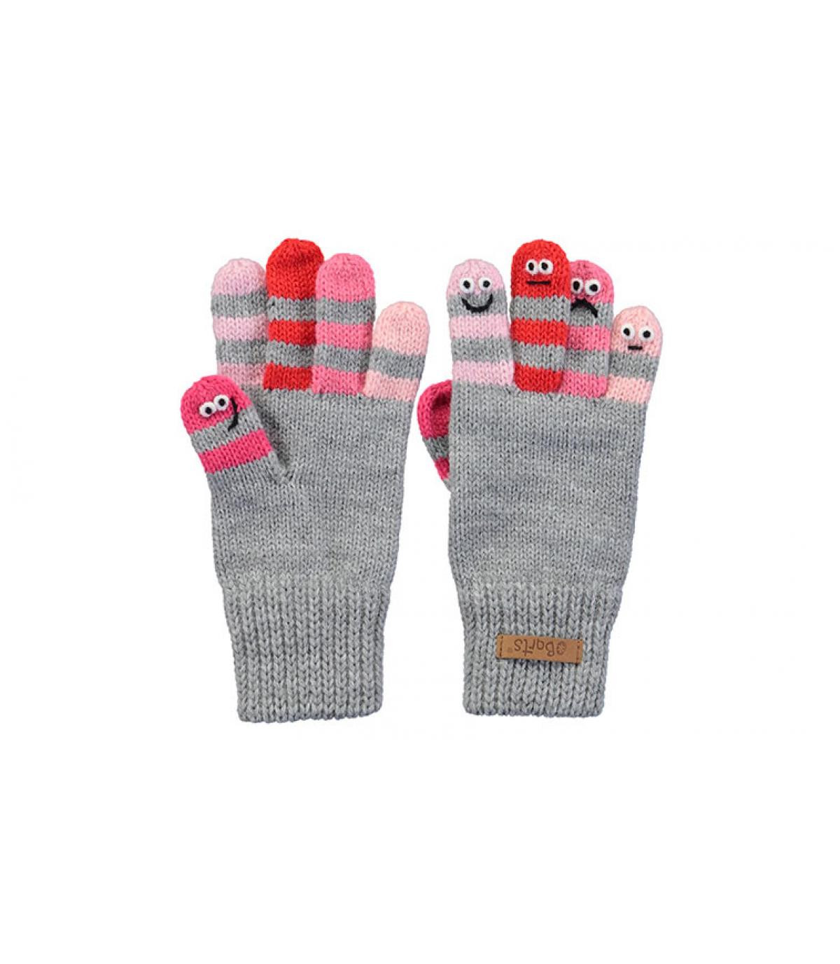Almanzo Gloves Kids heather grey Barts Almanzo Gloves Kids heather grey Barts